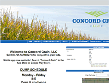 Tablet Screenshot of concordgrain.com